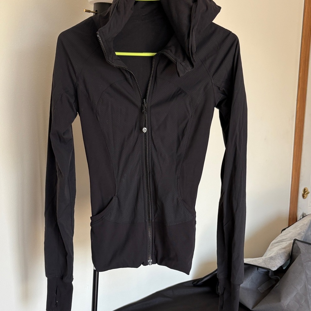 lululemon athletica Black Hooded Utility Jacket